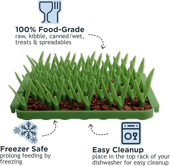 Tall Tails Foraging Mat for Dogs 3-Pack – Slow Feeder Puzzle Mat for Easy & Engaging Feeding