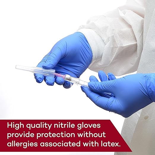 Dealmed Nitrile Gloves – Pallet of Size Medium Disposable Nitrile Gloves, Non-Irritating Latex Free, Multi-Purpose Use for a First Aid Kit and More (84 Cases)
