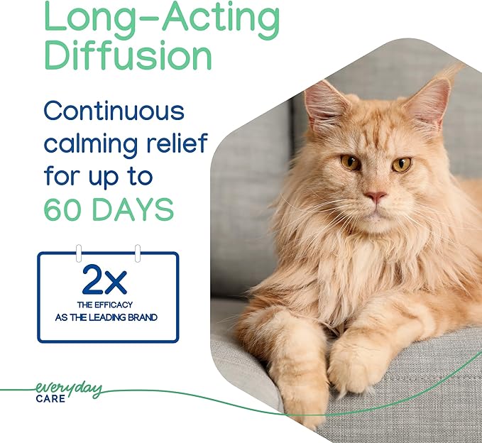 Virbac Zenifel Gel Diffuser for Managing Stress-Related Behaviors in Kittens & Cats - No Electricity Needed - Lasts Up to 2 Months - 1 Diffuser
