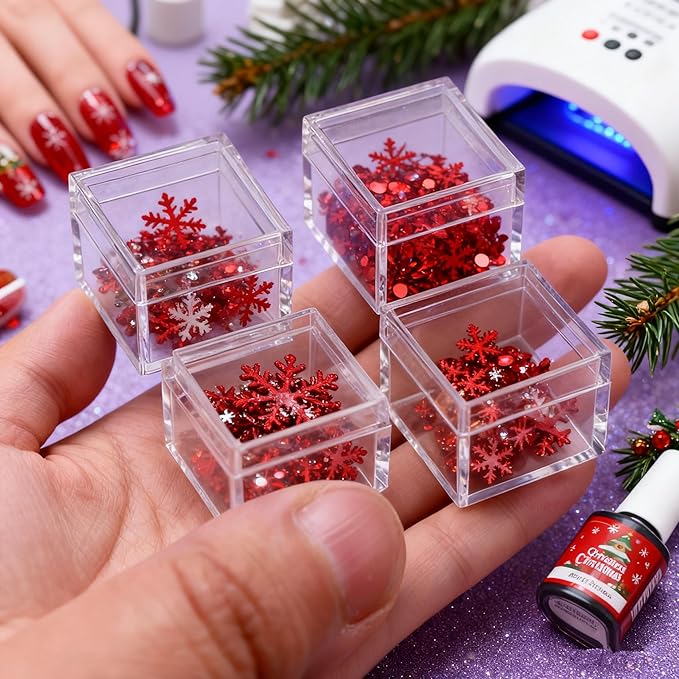 KissYou Small Clear Box Acrylic Candy Boxes with Lids Plastic Square Cube Jewelry Storage Contanier Easter Decorative Boxes