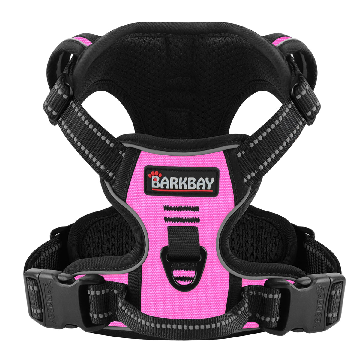 BARKBAY Dog Harness for Large dog No Pull 2 leash Clips Dog Vest - Image 1