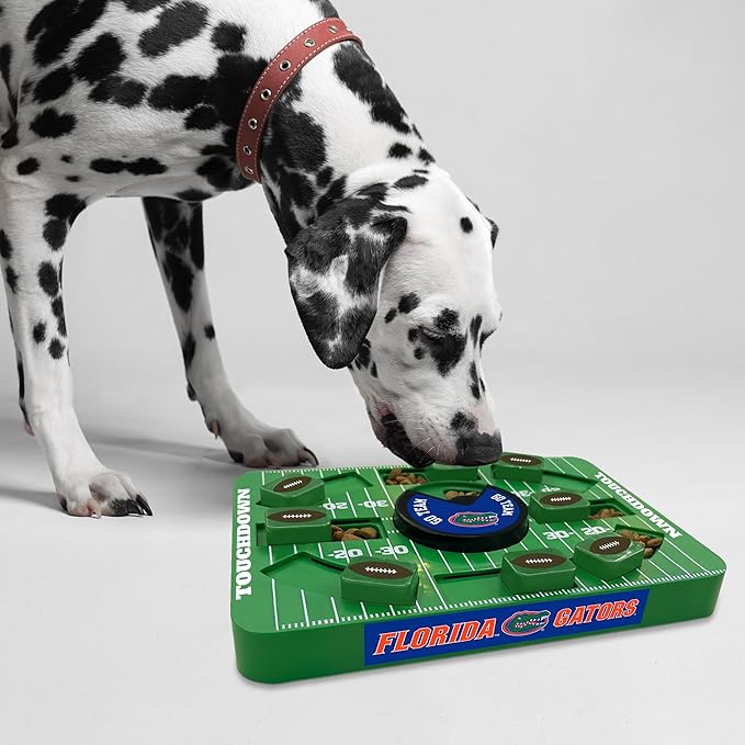 Pets First NCAA Florida Large Puzzle Toy, Dog Puzzle Treat Toy, New Large Size, Interactive Dog Treat Toy, Dog Slow Feeding Toy