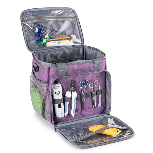 Pet Grooming Bag, Dog Grooming Supplies Organizer Tote Bag - Image 1