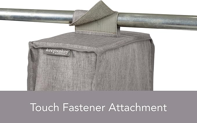 Covermates Keepsakes Hanging Shoe Organizer - Heavy Duty Material, Sturdy Interior Shelves - Closet Storage, Grey Heather