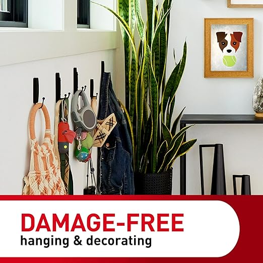 Command Indoor Large Replacement Strips, Holds up to 5 lb, 20 Adhesive Strips, Damage-Free Wall Hanging, Re-Hang Large Hooks for Home Decor and Wall Decor