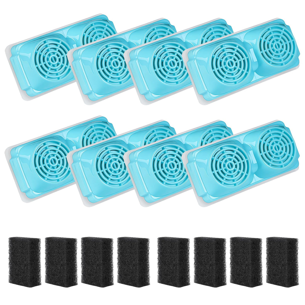 8-Pack Pet Water Fountain Filter Compatible with Emdoro - Image 1
