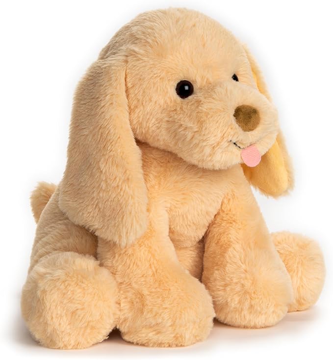 GUND Baby My Pet Puddles Animated Plush, Premium Stuffed Animal Barking Plush Puppy Dog for Ages 1 and Up, Yellow, 12”
