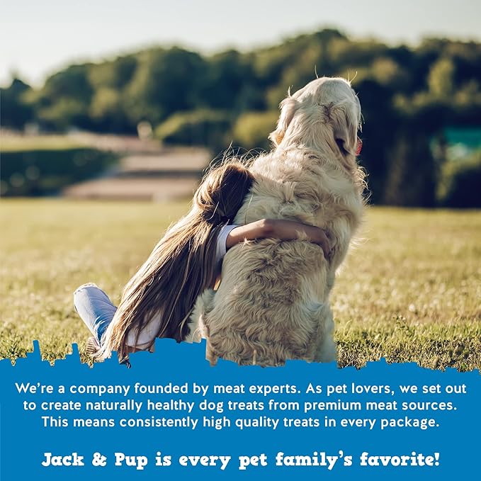 Jack&Pup 12 Inch Standard Bully Sticks for Medium and Large Dogs (10 Pack) Single Ingredient Dog Chew Bully Stick