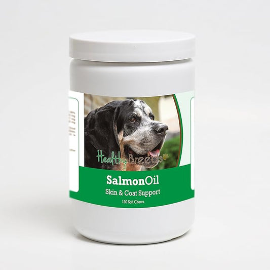 Healthy Breeds Bluetick Coonhound Salmon Oil Soft Chews 120 Count