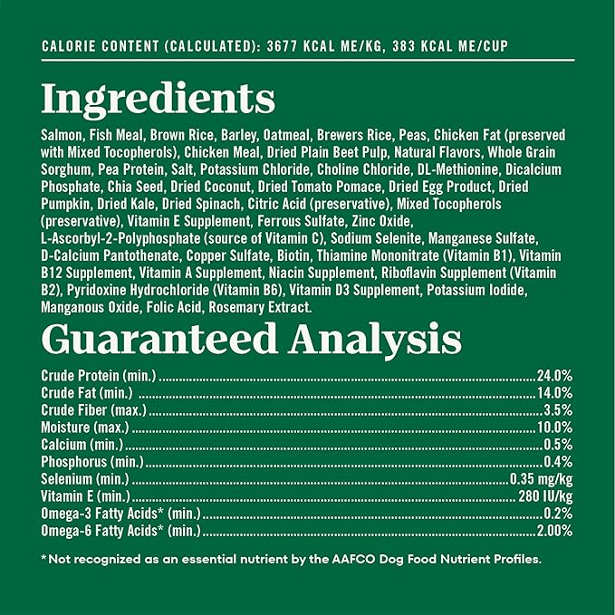 Nutro Natural Choice Adult Large Breed Dog Food Dry, Salmon & Brown Rice Recipe, 28 lb. Bag