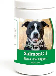 Healthy Breeds Pit Bull Salmon Oil Soft Chews 90 Count