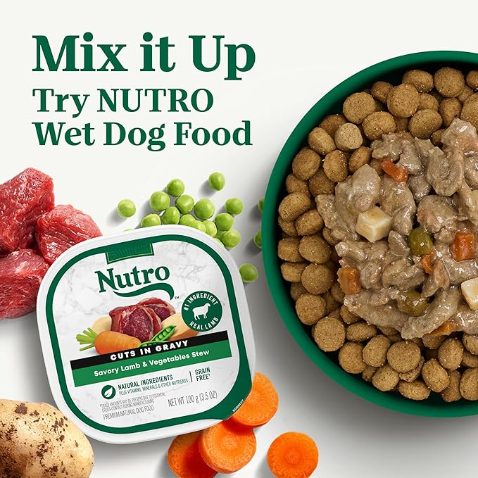 Nutro Natural Choice Adult Large Breed Dog Food Dry, Salmon & Brown Rice Recipe, 28 lb. Bag
