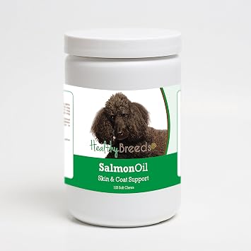 Healthy Breeds Poodle Salmon Oil Soft Chews 120 Count