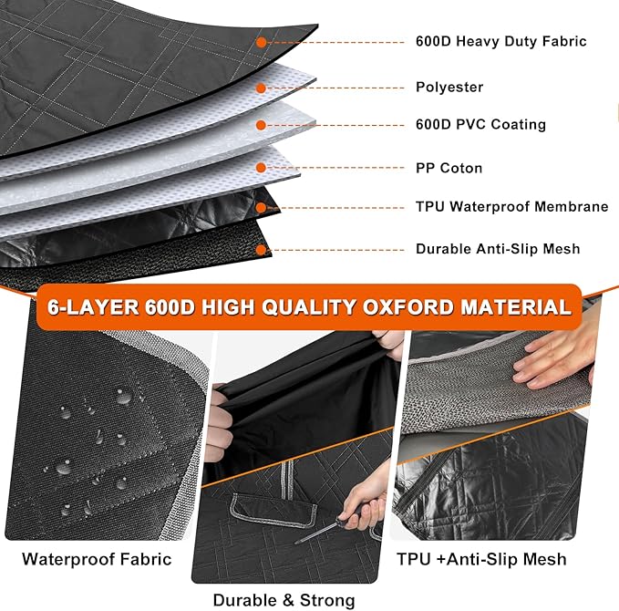 Dog Car Seat Cover Compatible with Subaru Crosstrek 2013-2025, Waterproof Pet Bench Seat Cover for Back Seat, 600D Heavy Duty Scratch Proof Nonslip Truck Seat Covers for Dogs