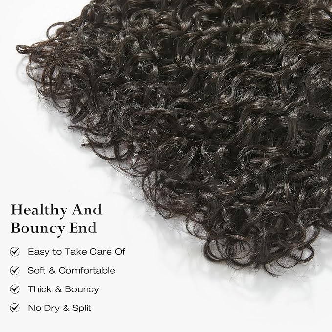 Selina Kinky Curly Bundles Human Hair 3 Bundles 14 14 14 Inch Bundles Unprocessed Remy Hair Extensions Brazilian Virgin Human Hair 100 Gram/Bundle Natural Black