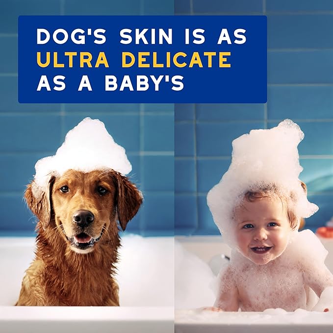DOUXO® Skin & Coat SPA – Ultra-Safe Combo for Dogs, Oatmeal Shampoo (16 fl oz, Cleanses & Hydrates) + Oatmeal Conditioner (16 fl oz, Hydrates & Detangles)