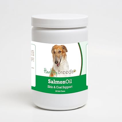 Healthy Breeds Borzois Salmon Oil Soft Chews 120 Count