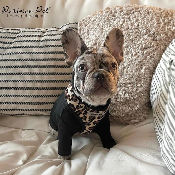 Parisian Pet Leopard Print Pet Harness Comfortable, Adjustable for Dogs & Cats