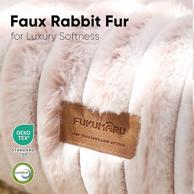 FUKUMARU Dog Bed, Gradient Color Donut Dog Beds for Medium Dogs, 30 inches Calming Orthopedic Dog Beds, Round Pet Bed with Washable Cover，Luxury Comfy Cat Bed for Indoor Cats, Pink
