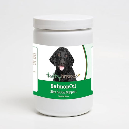 Healthy Breeds Curly-Coated Retriever Salmon Oil Soft Chews 120 Count