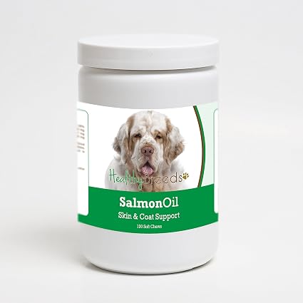 Healthy Breeds Clumber Spaniel Salmon Oil Soft Chews 120 Count