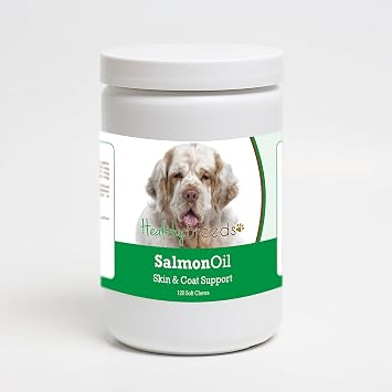Healthy Breeds Clumber Spaniel Salmon Oil Soft Chews 120 Count