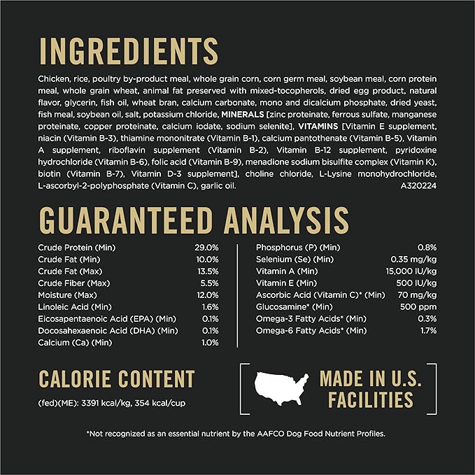 Purina Pro Plan Adult 7 Plus Weight Management Shredded Blend Chicken and Rice Formula Senior Dog Food - 18 lb. Bag