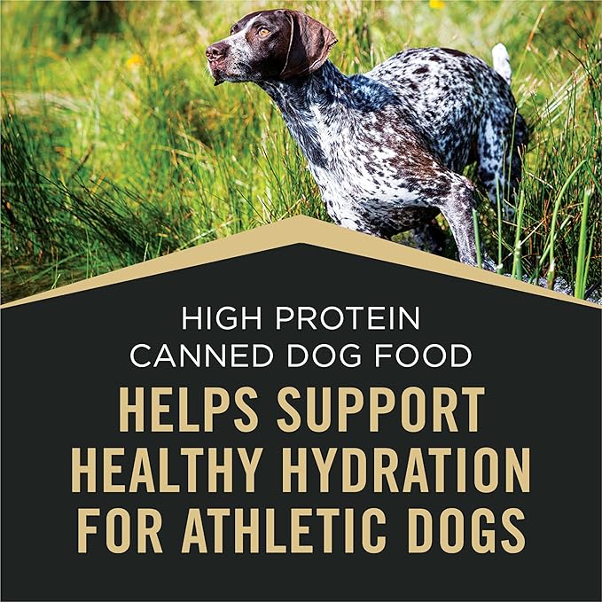 Purina Pro Plan Sport High Protein Wet Dog Food Beef and Bison Entrée - 13 oz. Cans,(Pack of 24)