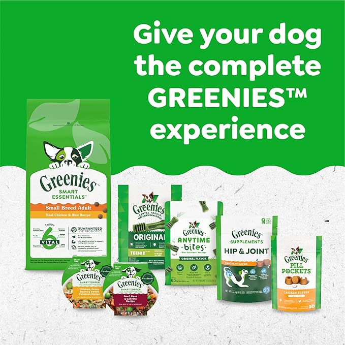 Greenies Original Large Dental Dog Treats, (4) 12 ct Packs (48 Treats Total)