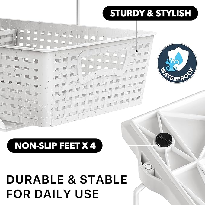2-Tier Pull-Out Under-Sink Organizer - Maximize Bathroom Storage