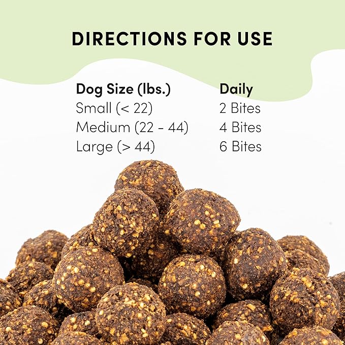 CRUMPS NATURALS Gutsy-Balance Bites 10oz/284g, Dog Treats,Supplements