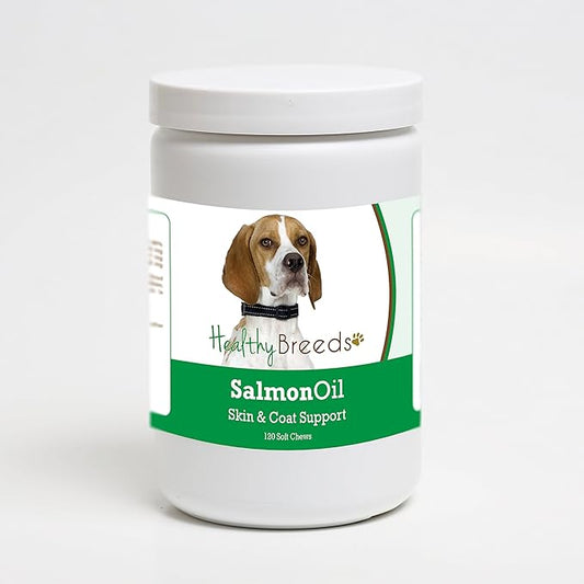 Healthy Breeds English Pointer Salmon Oil Soft Chews 120 Count