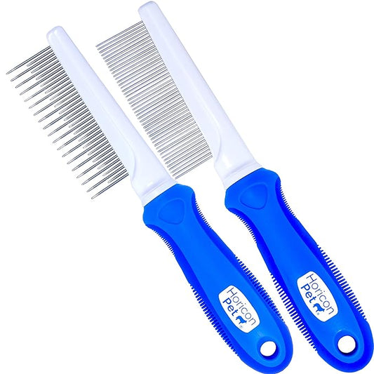 Detangling and Grooming Dog Comb Set for Dogs, Cats, Small Animals