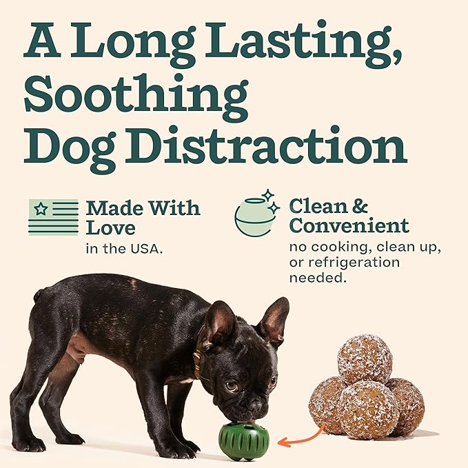 Woof Pupsicle Calming Starter Kit - Pupsicle and Calming Pops Bundle - Long-Lasting Interactive Dog Toy, Low-Mess Design - 10 Refills with Thiamine, Tryptophan, Passion Flower for XL Dogs 75 lbs and U
