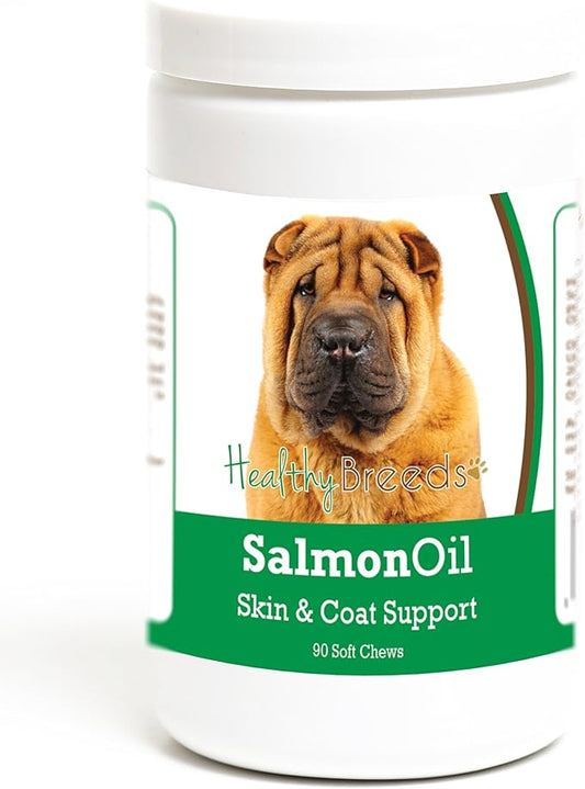 Healthy Breeds Chinese Shar Pei Salmon Oil Soft Chews 90 Count