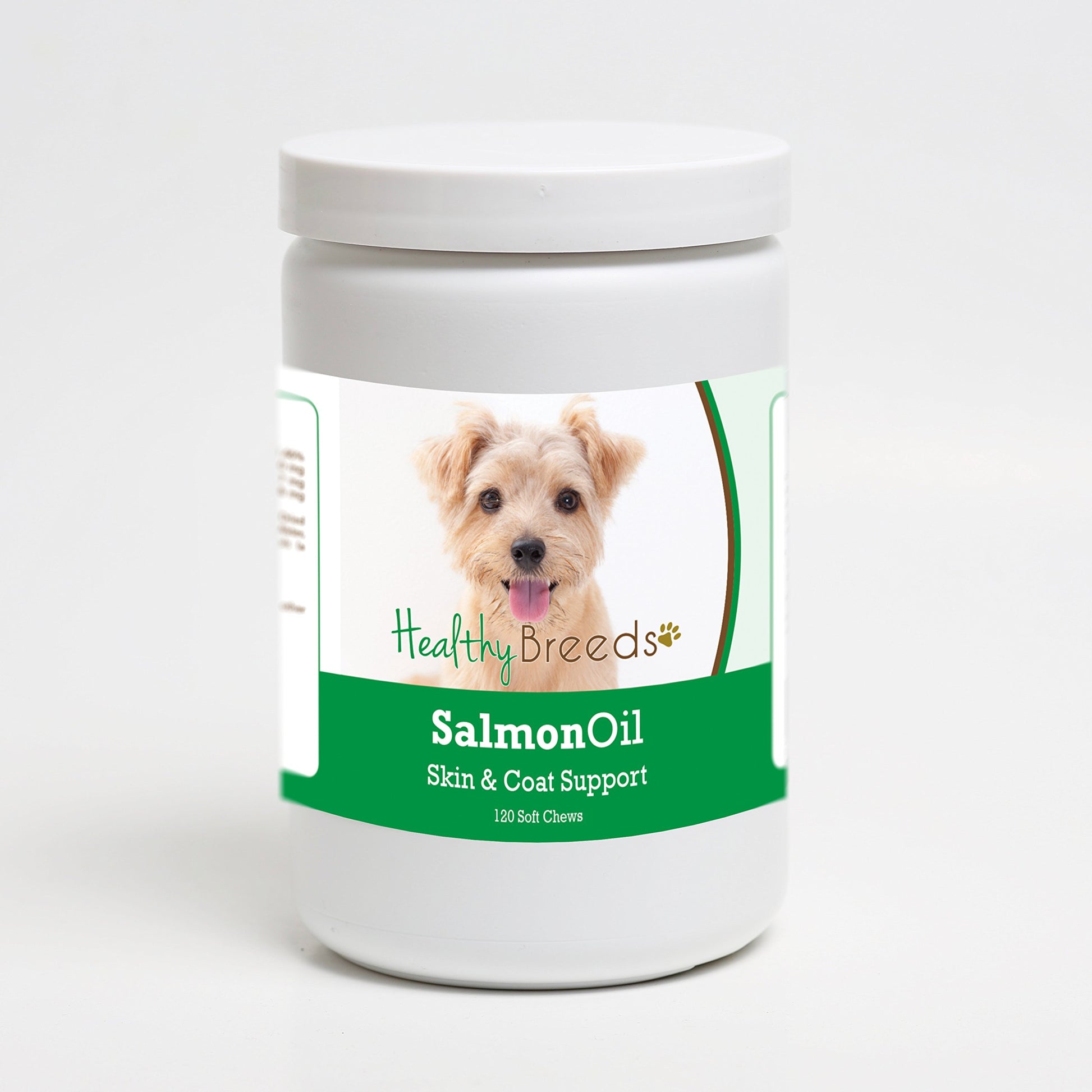 Healthy Breeds Norfolk Terrier Salmon Oil Soft Chews 120 Count
