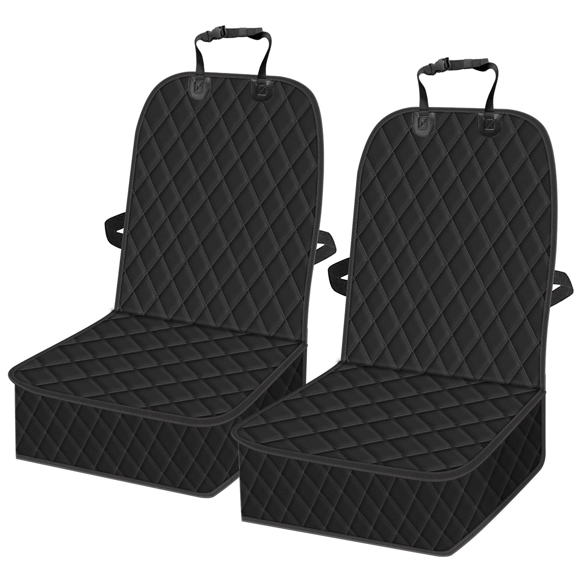 2 Packs Car Front Seat Cover for Dogs, Waterproof Pet Car - Image 1