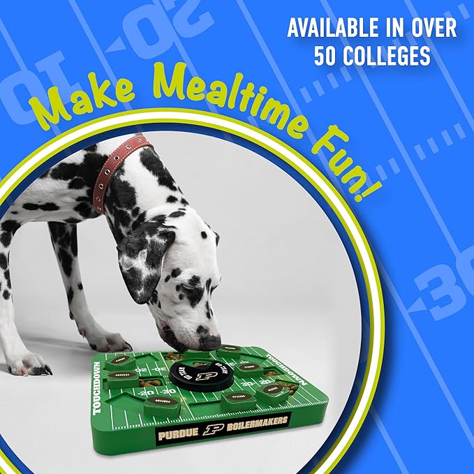 Pets First NCAA Purdue Large Puzzle Toy - Interactive Dog Treat Toy, New Size, Slow Feeding