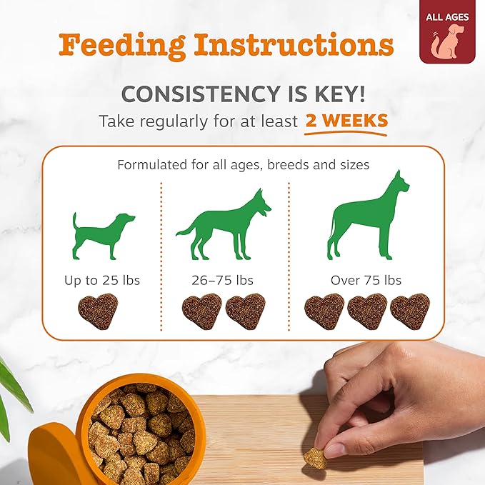 Zesty Paws Chew No Poo Bites for Dogs - Stool Eating Deterrent Soft Chews for Dogs - Gut, Periodontal & Immune System Support - Premium DE111 Bacillus subtilis Probiotic - AE Bison - 90 Count