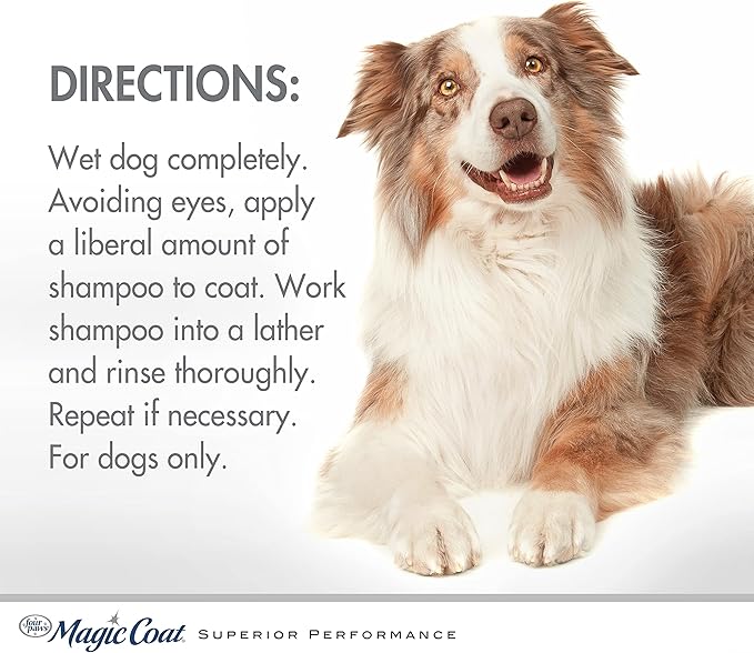 Four Paws Magic Coat Tangles and Mats Dog Grooming Shampoo, Violet Scent, 16 Ounce Bottle