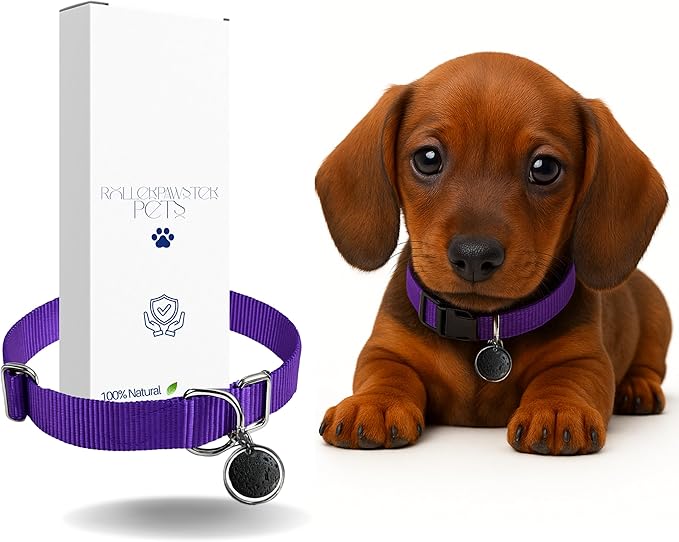 Calming Collar for Dogs - Natural Dog Anxiety Relief Collar, Dog Stress and Anxiety Relief, Reduces Puppy Stress & Unwanted Behaviors, 60-Day Effect, 13-20 Inch Adjustable & Waterproof