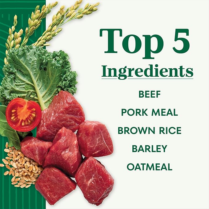 Nutro Natural Choice Adult Dry Dog Food, Beef & Brown Rice Recipe, 28 lb. Bag