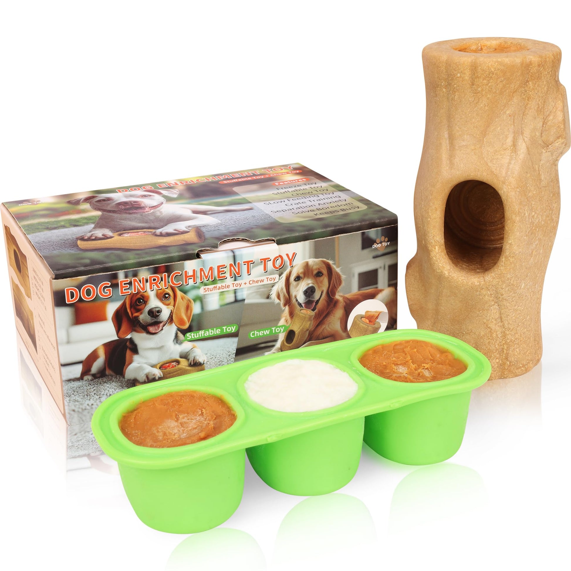 Interactive Dog Toys for Aggressive Chewers, Indestr | Kitchen Essenti - Image 1