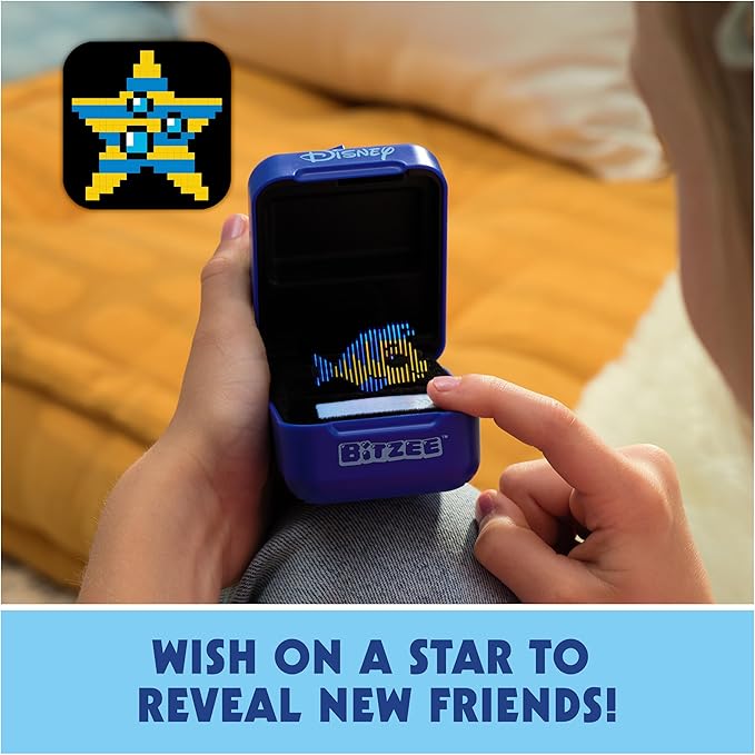 BITZEE, Disney with 30 Interactive Characters Inside, Great for Easter Gifts, Digital Pet Reacts to Swipes, Tilts & Taps, Disney Toys for Kids