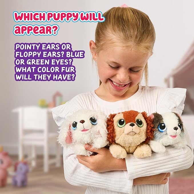 Little Live Pets My Puppy's Home Mini Playset, Pink, Play Dog with Building Dog House Toys, Customizable Puppy Plush Toy for Kids of Ages 5+