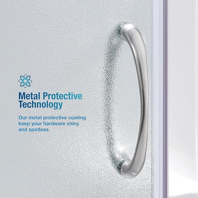 OVE Decors Breeze 36 in. Corner Shower Frosted Sliding Door with Base in Satin Nickel Finish