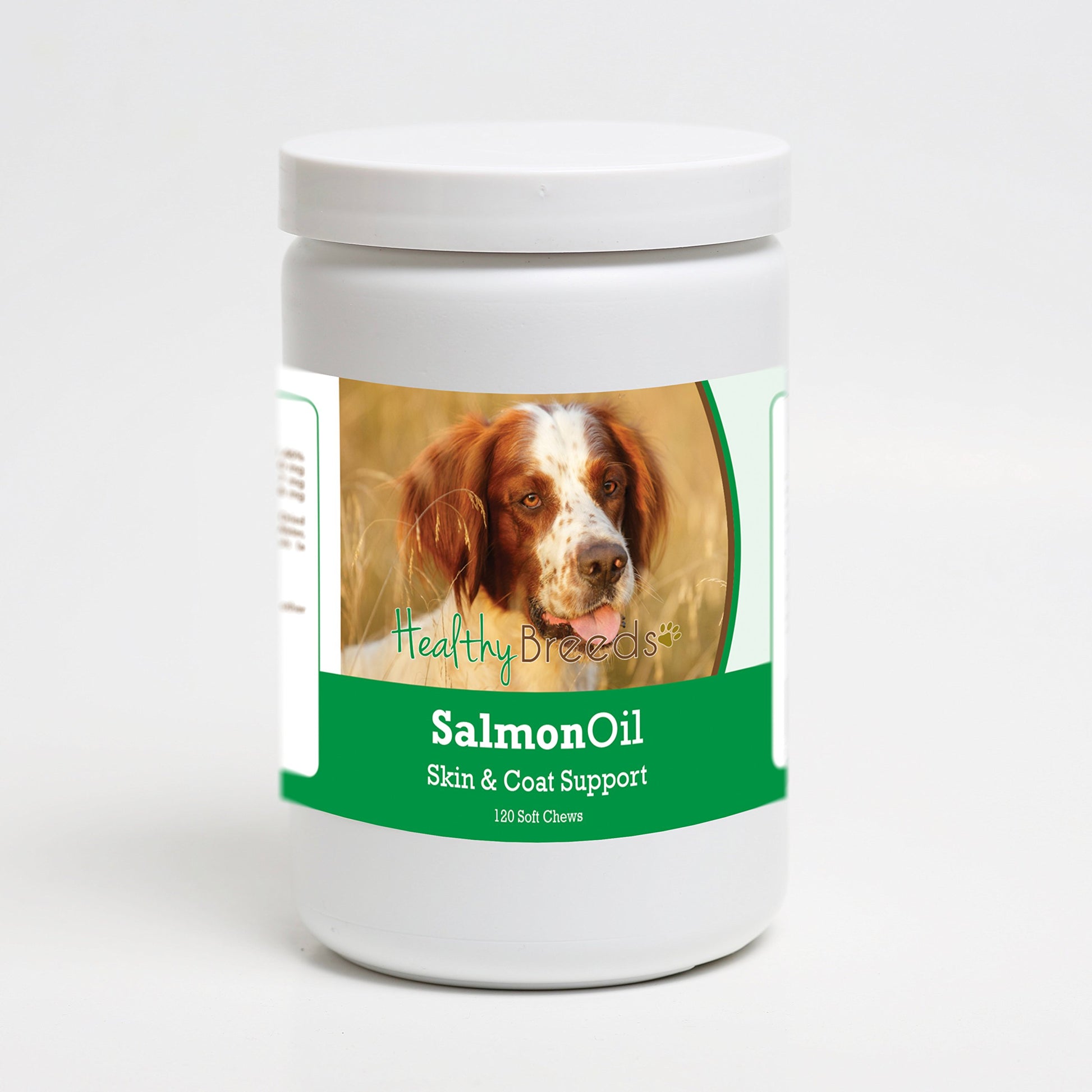 Healthy Breeds Irish Red and White Setter Salmon Oil Soft Chews 120 Count