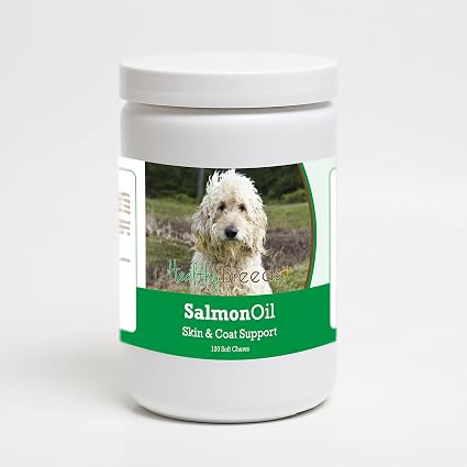 Healthy Breeds Goldendoodle Salmon Oil Soft Chews 120 Count