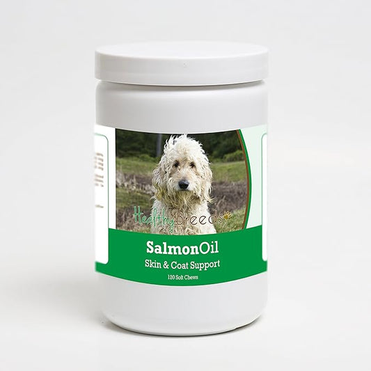 Healthy Breeds Goldendoodle Salmon Oil Soft Chews 120 Count