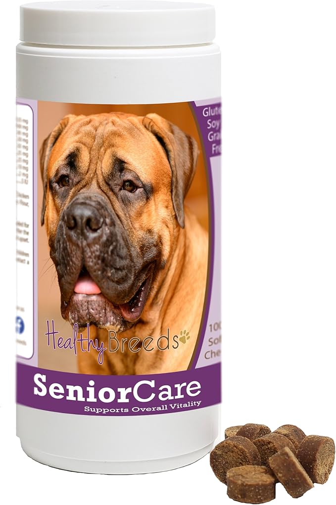 Healthy Breeds Bullmastiff Senior Dog Care Soft Chews 100 Count